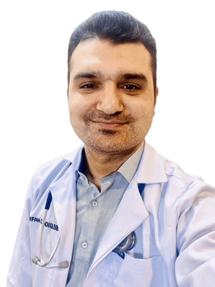 Dr Irfan Siddique, independent Deputy Medical Superintendent, GMC number 7694522